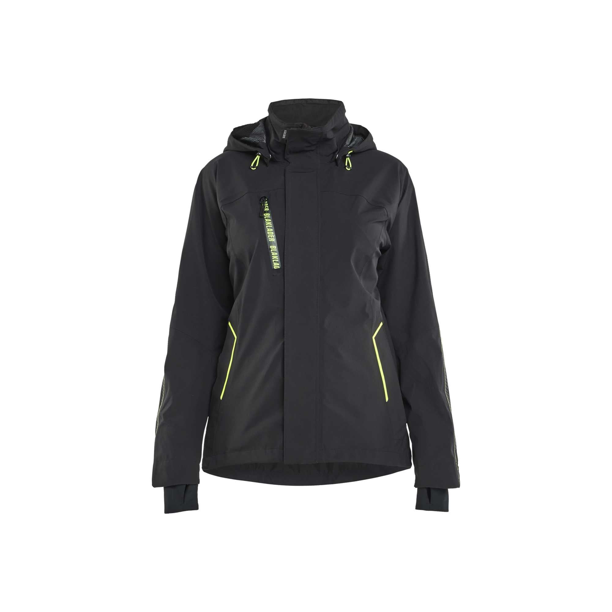 BLAKLADER 44031917 Women's Shell Jacket Stretch Hi Vis Reflective Shell Work Jacket WOMEN - Waterproof
